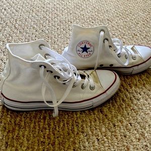 Classic White Converse- Women’s Size 8